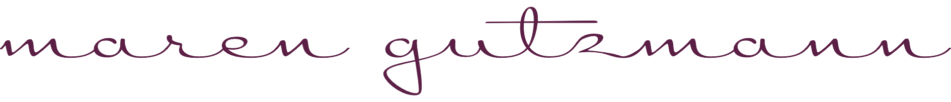 10.26_Logo-MarenGutzmann-Schriftzug-aubergine Logo Autorin Maren Gutzmann